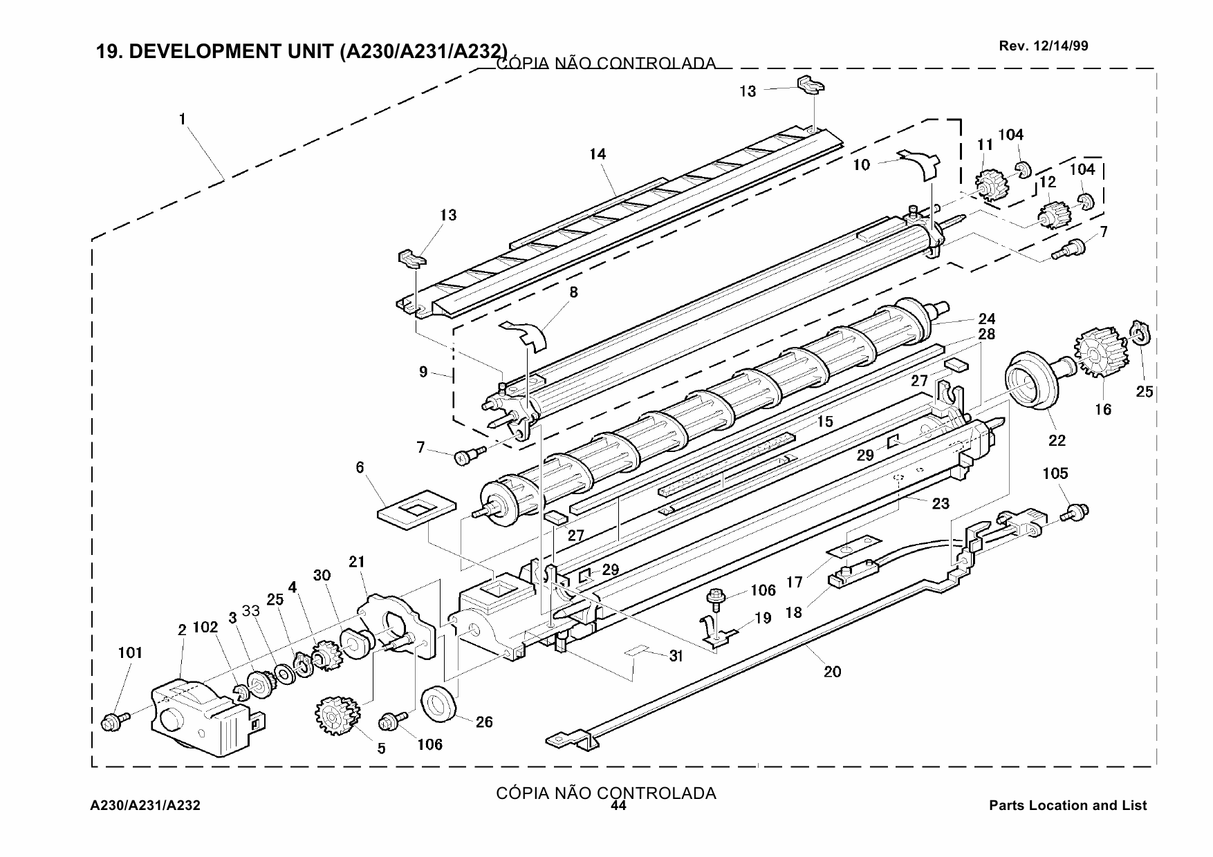 RICOH Aficio 340 350 450 A230 A231 A232 Parts Catalog-4